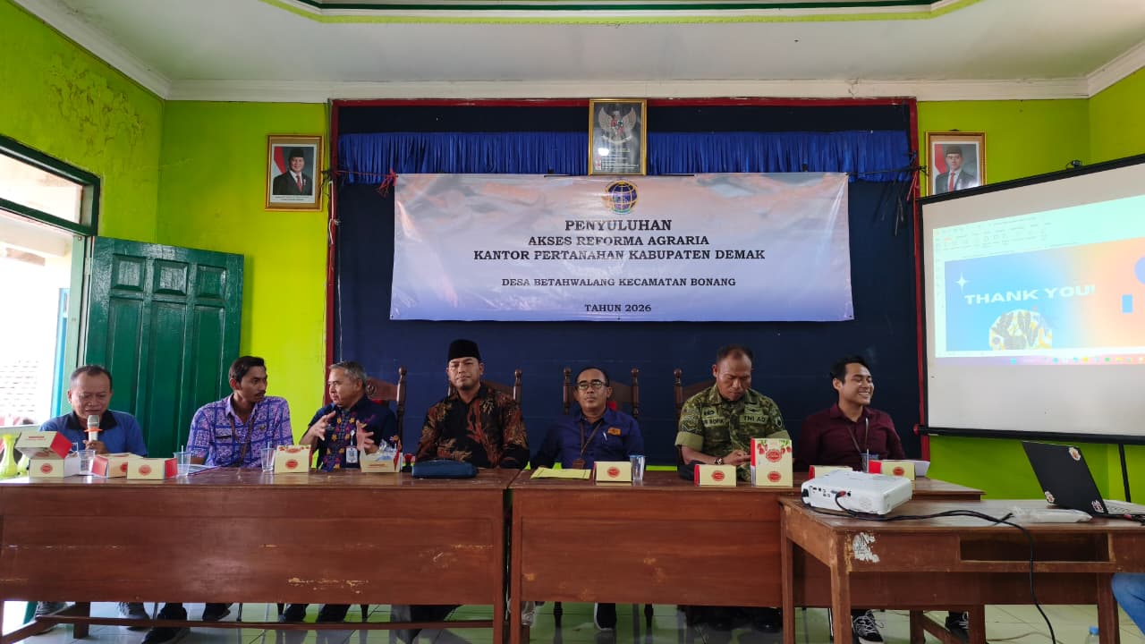 Penyuluhan Reforma Agraria Dorong Pemberdayaan Masyarakat Desa Betahwalang