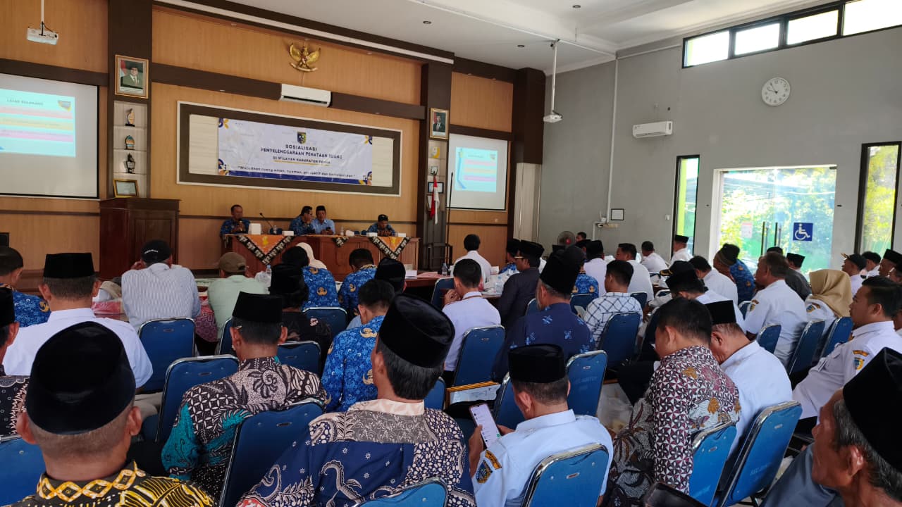 Sosialisasikan Penataan Ruang Di Kecamatan Guntur, Dinputaru Perkuat Pemahaman Masyarakat