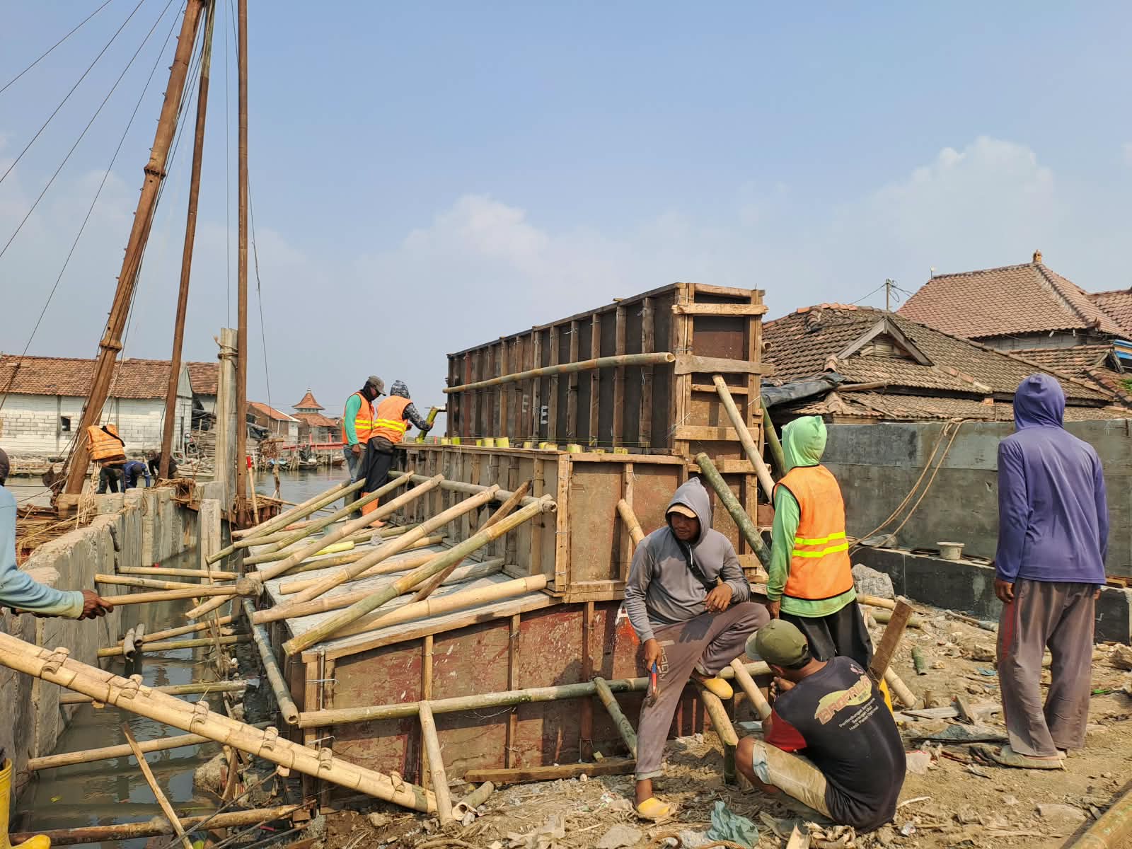 Progres Pembangunan Jembatan Babalan Wedung Demak Capai 32,89%, Pekerjaan Lebih Cepat Dari Jadwal